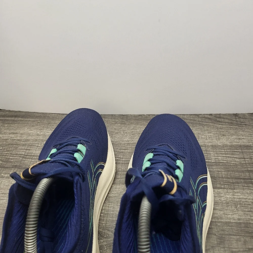 Asics Gel Nimbus 26 Shoes Blue Sneakers Running Shoes Women's Size 9.5 Wide